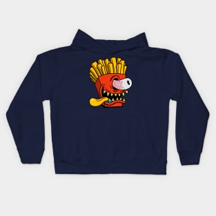 Fries monster Kids Hoodie